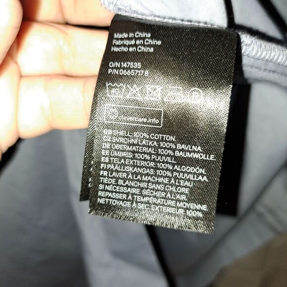 H&M Knee Length Button Up Shirt Dress V-Neckline Balloon Sleeves Preowned Size 2 - Picture 8 of 14